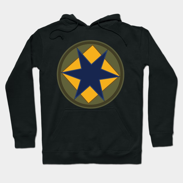 46th Infantry Division - Phantom - WWII wo Txt Hoodie by twix123844